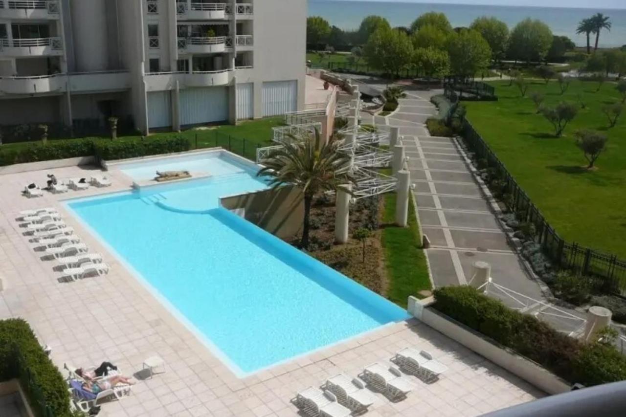 "T2 "Antibes Les Pins 3" Air Conditionned Sea View With Parking And Pool" 아파트 외부 사진