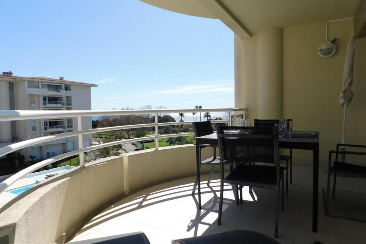 "T2 "Antibes Les Pins 3" Air Conditionned Sea View With Parking And Pool" 아파트 외부 사진
