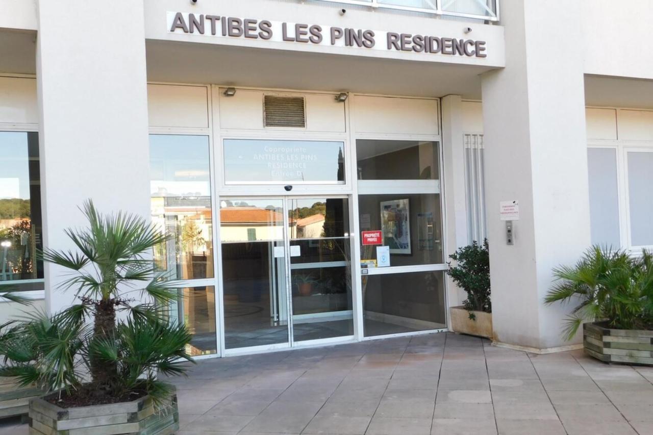 "T2 "Antibes Les Pins 3" Air Conditionned Sea View With Parking And Pool" 아파트 외부 사진