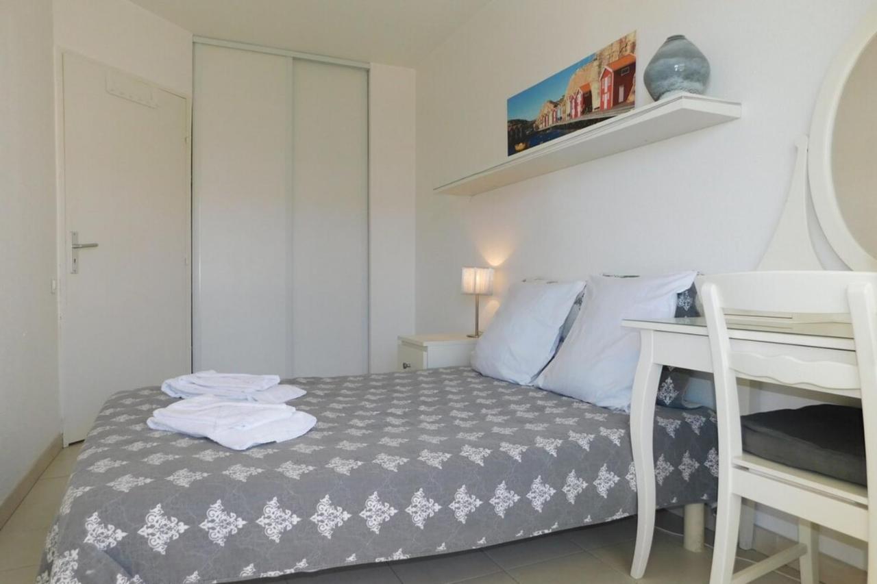 "T2 "Antibes Les Pins 3" Air Conditionned Sea View With Parking And Pool" 아파트 외부 사진